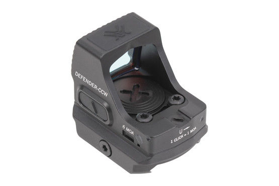 The Vortex Defender-CCW is ideal for concealed carry and personal protection.